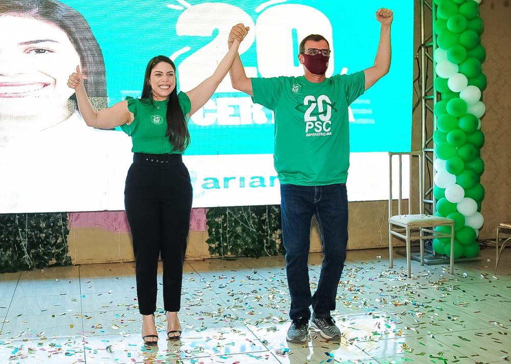 A convenção do PSC confirma Mariana Carvalho como candidata a prefeita