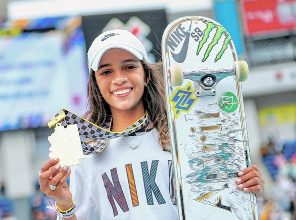 Skatista Rayssa Leal concorre ao Prêmio Brasil Olímpico na categoria 