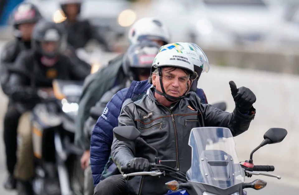 Bolsonaro participa de ato religioso e de motociata em Imperatriz nesta quarta-feira 13
