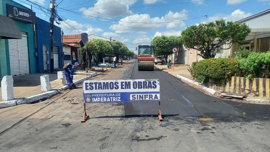 Sinfra inicia a segunda etapa de recapeamento asfáltico da Rua Rio Grande do Norte