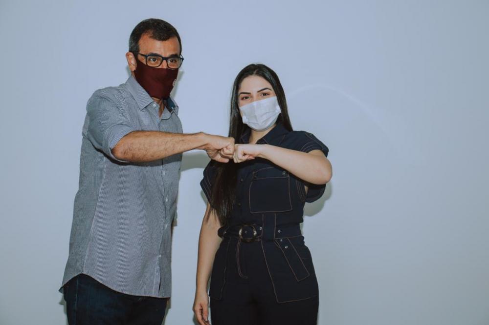 Mariana Carvalho anuncia Gláucio Serafim Júnior como seu pré-candidato a vice-prefeito de Imperatriz 