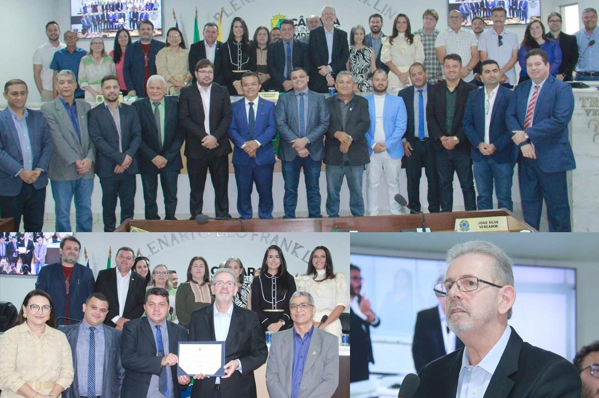 Gerente Executivo da Suzano recebe título de cidadão imperatrizense