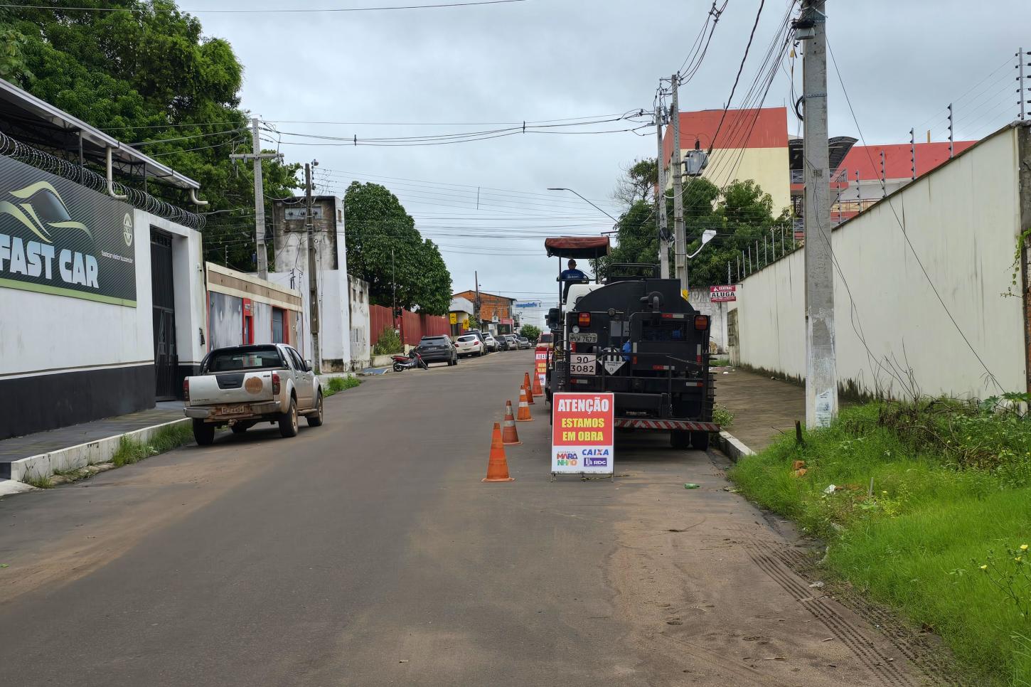 Recapeamento da Rua Godofredo Viana no Centro é retomado nesta terça-feira 14