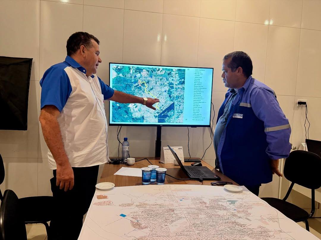 Agemsul e Caema discutem em reunião melhorias no abastecimento de água em Imperatriz