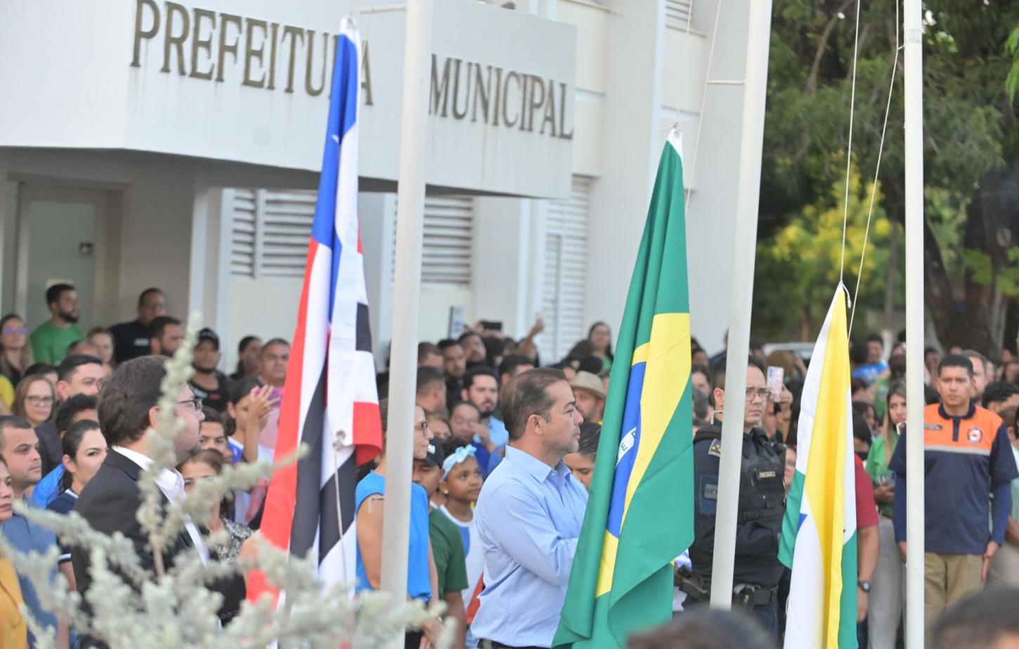 Prefeito Rildo na solenidade de abertura - Imagem: PMI