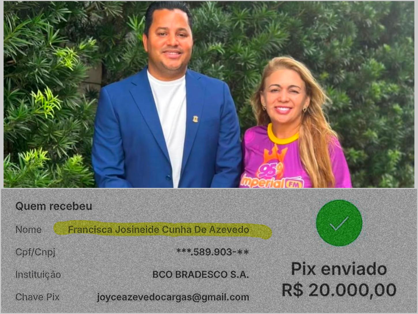 Comprovantes de pagamentos rebate acusação de calote contra Rodrigo Brasmar feito por ex-funcionária 