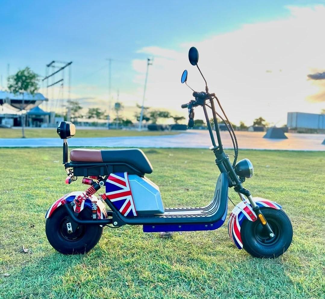 Brinquedo elétrico disponível pra alugar na Beira Rio. Foto Reprodução: Instagram 