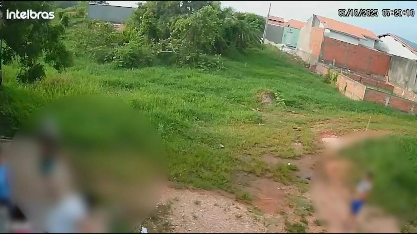 Imagens do circuito de segurança registraram o crime. - Foto: Divulgação