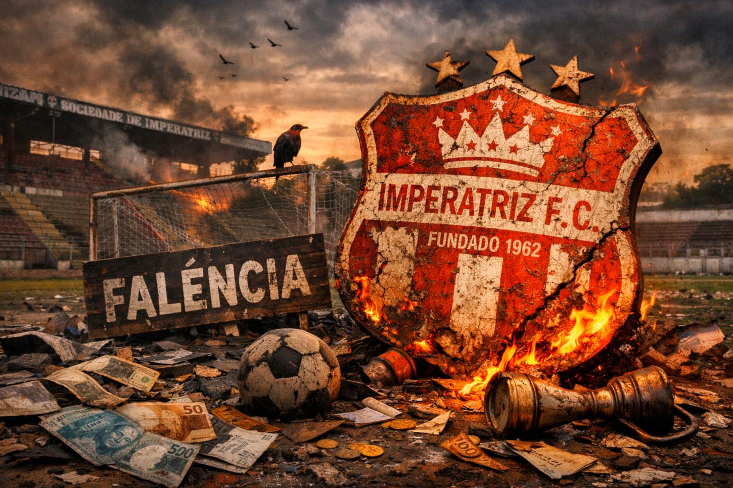 Imperatriz é um time que saiu da glória de campeão para um clube falido