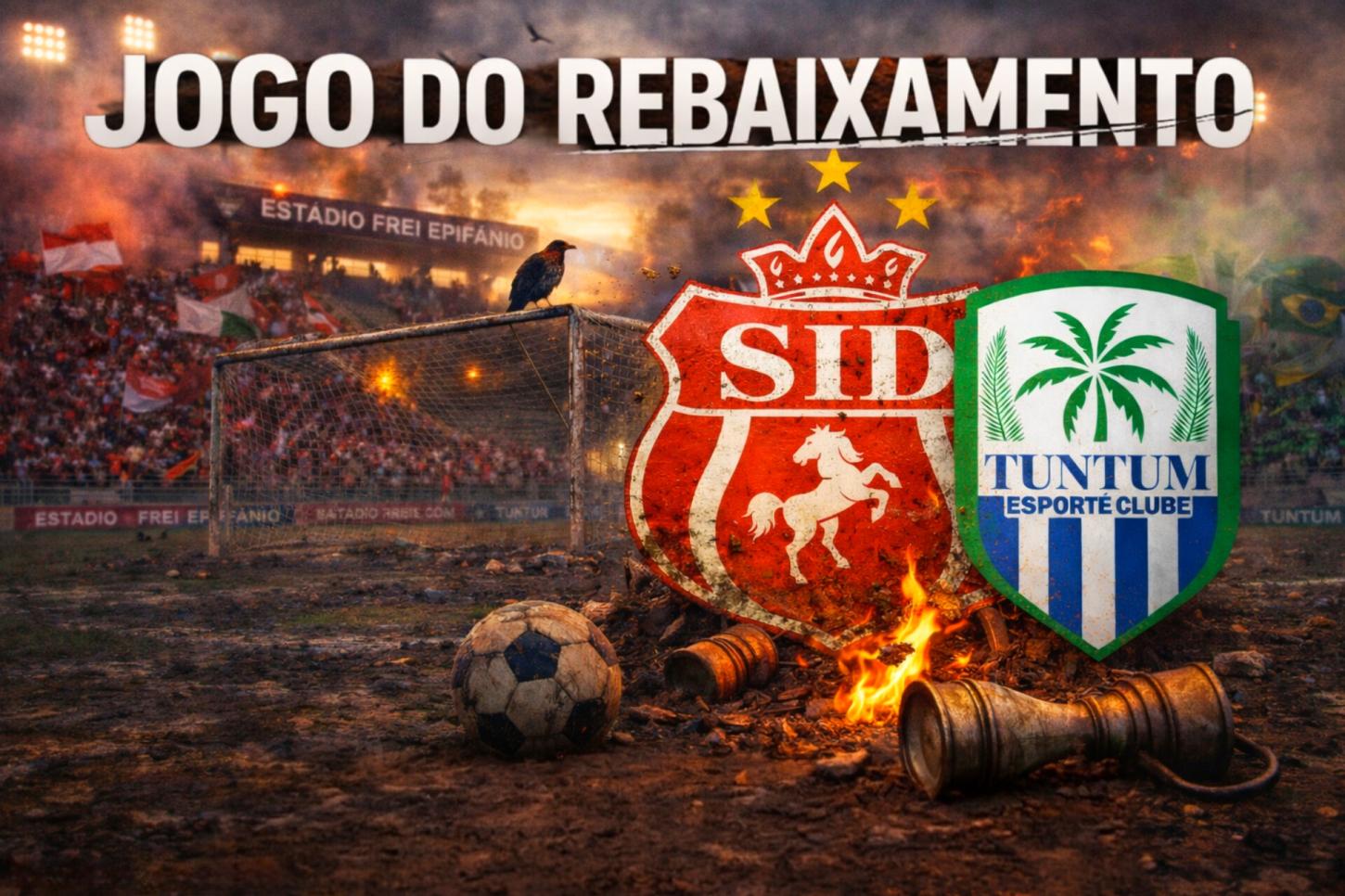 Jogos de play-offs do rebaixamento entre Imperatriz e Tuntum são definidos pela FMF