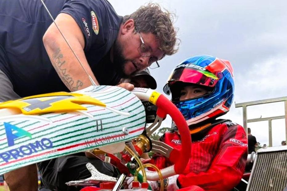 Imperatrizense Gael Rampazzo disputa segunda etapa da Copa São Paulo Light de Kart em Interlagos