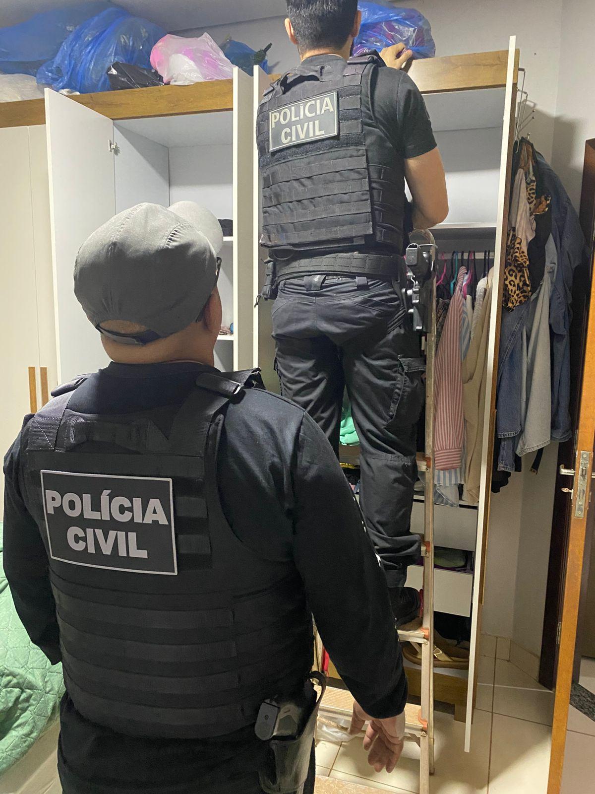 Residência de um dos alvos da operação em Imperatriz. - Foto: Polícia Civil