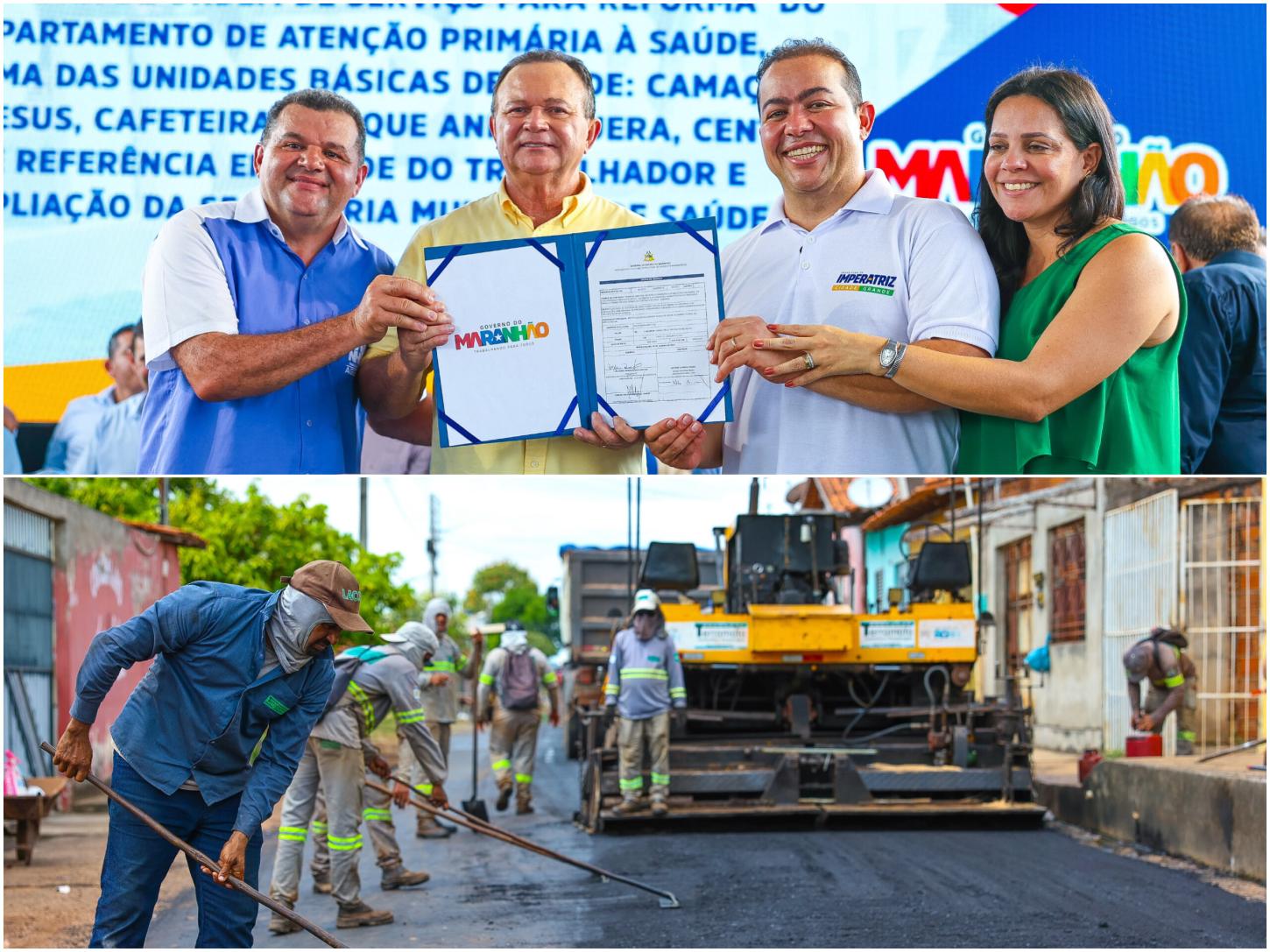 Brandão assinará ordem de serviço para pavimentar 20 km de ruas e avenidas de Imperatriz nesta terça-feira (14)