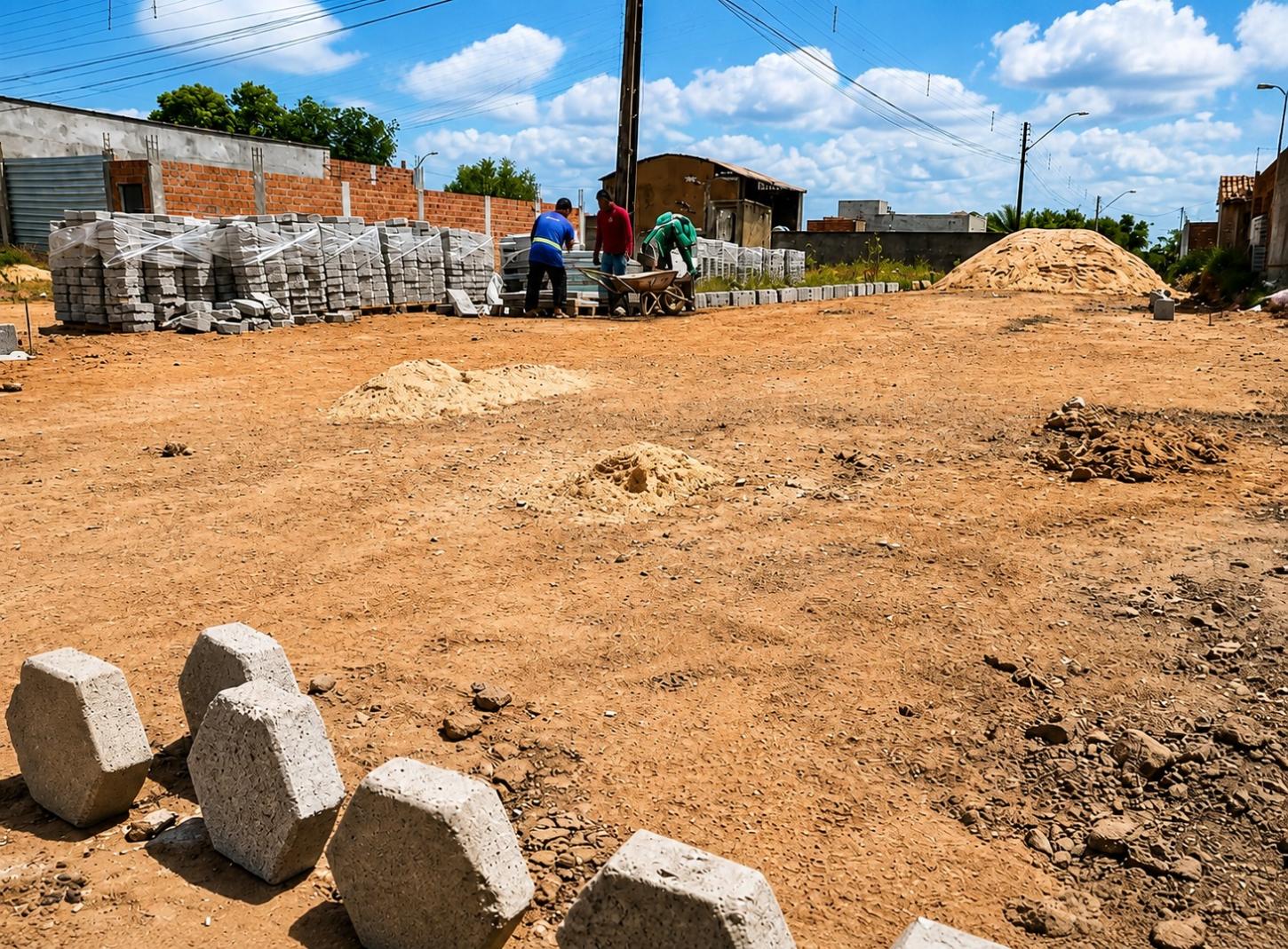 Após espera de 40 anos, Prefeitura de Imperatriz leva pavimentação para Vila Machado