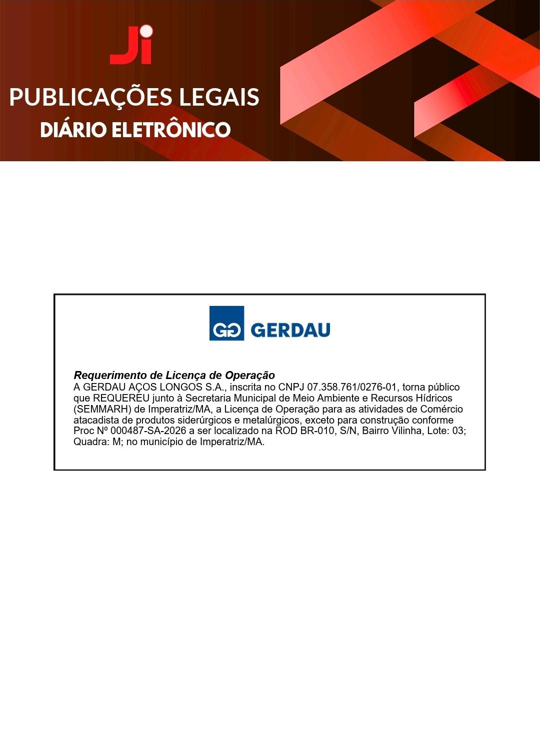 GERDAU IMPERATRIZ-MA