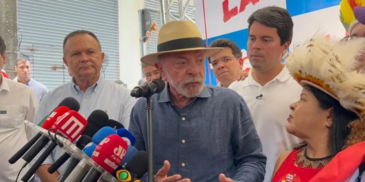 Lula faz caminhada em São Luís nesta terça-feira (20) e anuncia propostas para perdão de dívidas e transporte gratuito