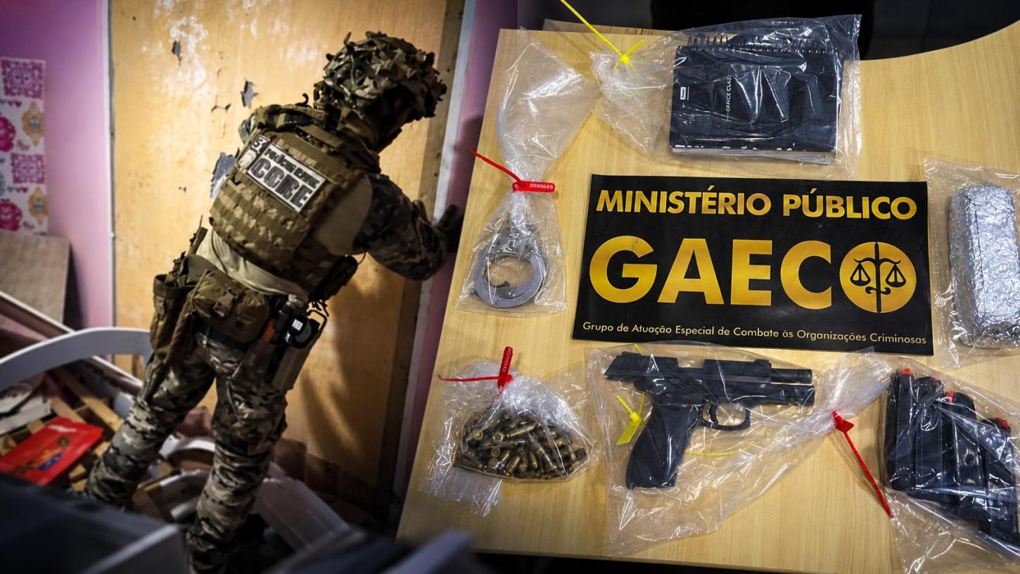 Operação prende policiais suspeitos de ligação com facção criminosa e cumpre mandado em Capinzal do Norte