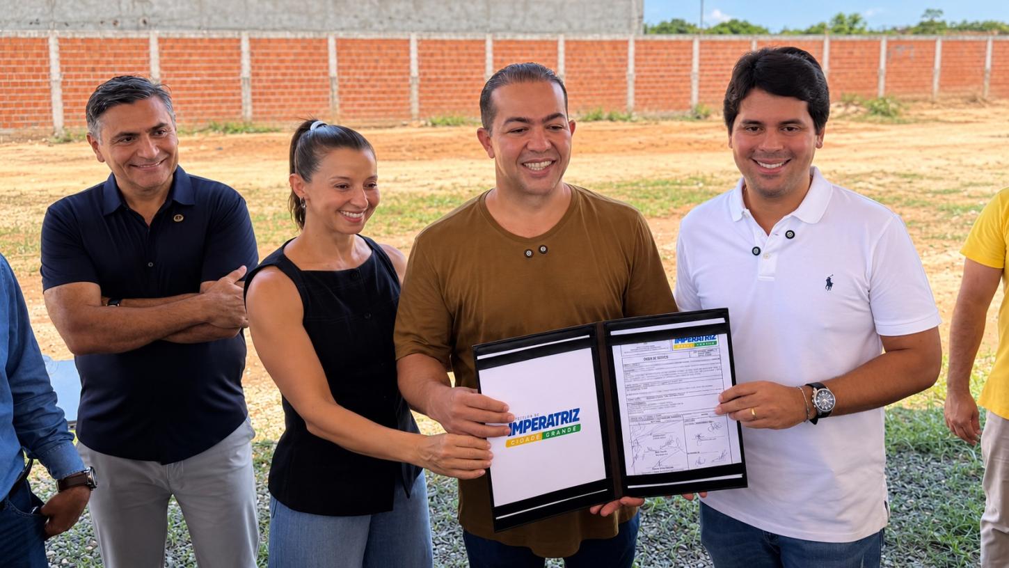 Prefeitura de Imperatriz assina ordens de serviço para construção de duas Arenas Brasil no Canto da Serra e em São Félix