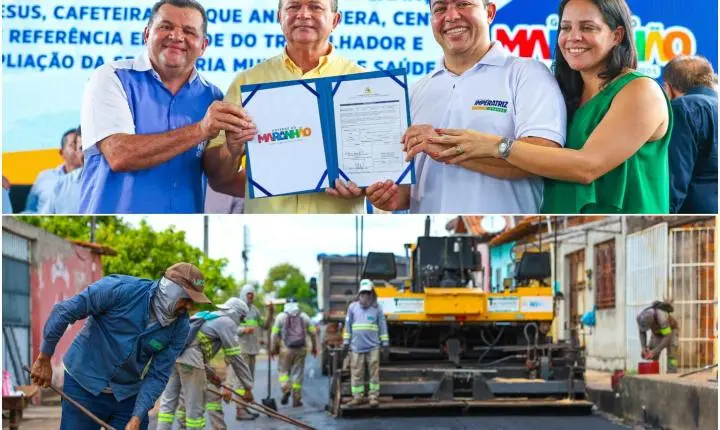 Brandão assinará ordem de serviço para pavimentar 20 km de ruas e avenidas de Imperatriz nesta terça-feira (14)