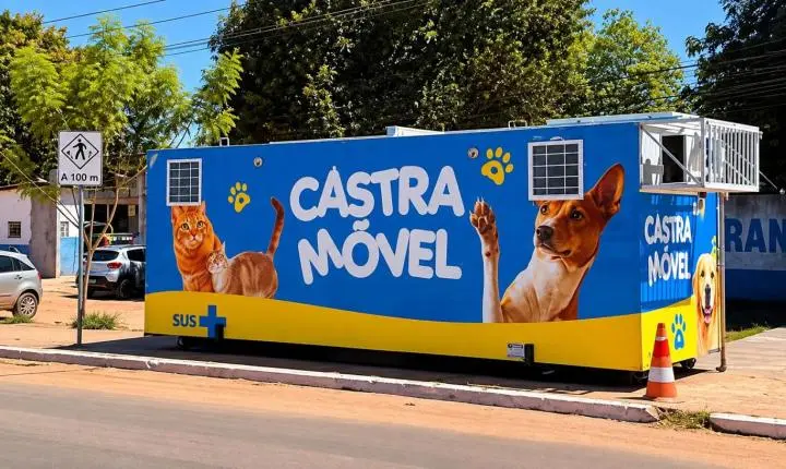 Castramóvel realiza triagens hoje (13) e amanhã (14) no bairro Bacuri para castração de cães e gatos