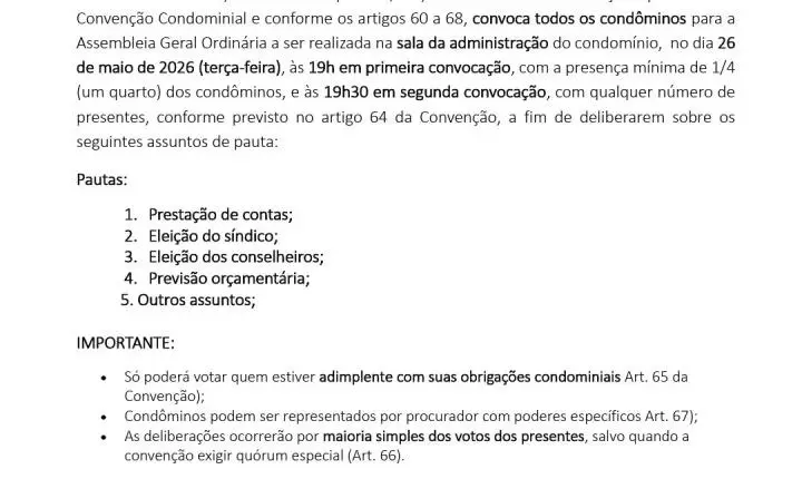 CONDOMÍNIO PARQUE DA LAGOA - IMPERATRIZ-MA (MAIO 2026)