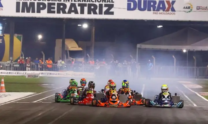 Disputas emocionantes marcam as finais do Grupo 1 da Copa Brasil de Kart em Imperatriz