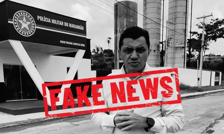 É fake que a construção do posto policial do Canto da Serra é fruto de indicação do vereador Alberto Sousa