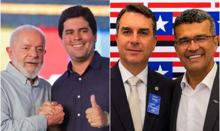 Fufuca e Lahesio Bonfim, eleitos para o Senado pelo Maranhão, estarão em campos opostos no 2º turno para presidente