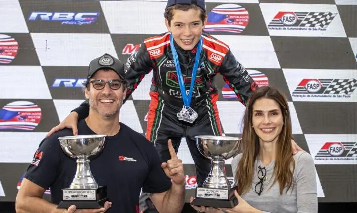 Gael Rampazzo brilha em Interlagos com duas vitórias e três pódios no Paulista Light