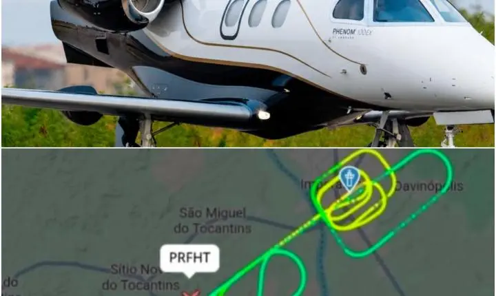 Jatinho que saiu de Palmas sobrevoa Imperatriz por 30 minutos por não ter autorização para pousar