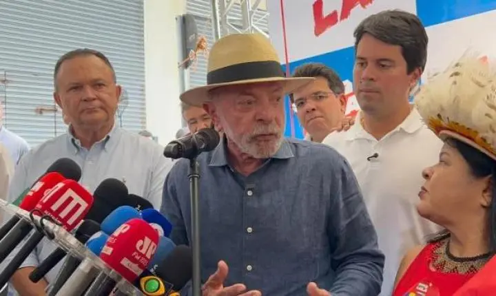 Lula faz caminhada em São Luís nesta terça-feira (20) e anuncia propostas para perdão de dívidas e transporte gratuito