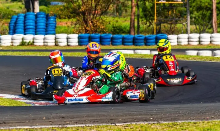 Maranhense Murilo Dominguez conquista título do Open do Brasileiro de Kart e sobe ao pódio duas vezes