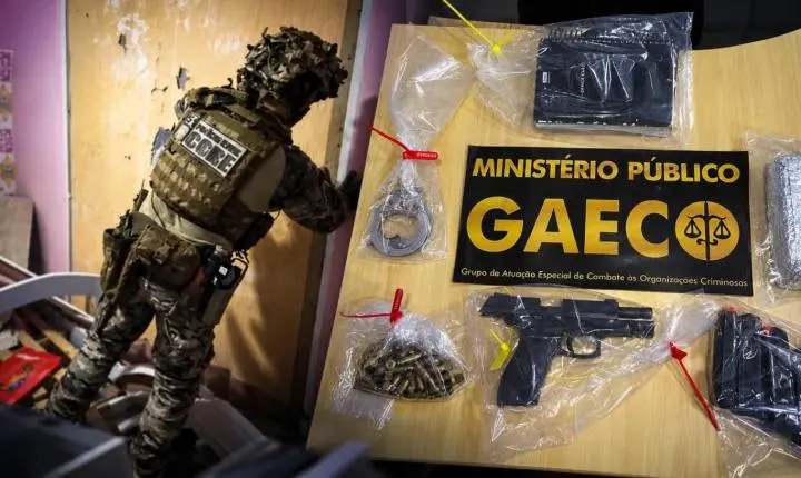 Operação prende policiais suspeitos de ligação com facção criminosa e cumpre mandado em Capinzal do Norte