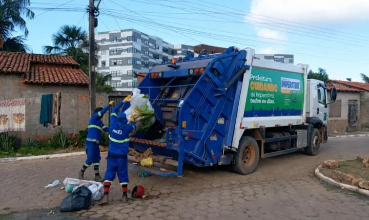 Quatro bairros de Imperatriz passarão a ter coleta de lixo durante o dia