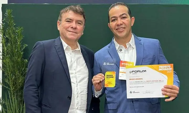 Rildo Amaral recebe Prêmio Prefeito Inovador 2026 por modernização da gestão em Imperatriz