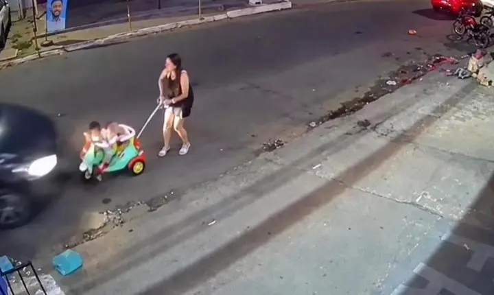 Suspeito de atropelar bebês gêmeos e fugir no bairro Bacurí é preso pela polícia
